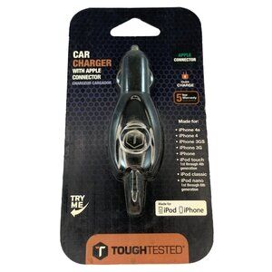 ToughTested Apple 30-pin Connector Car Charger Quick Charge NEW